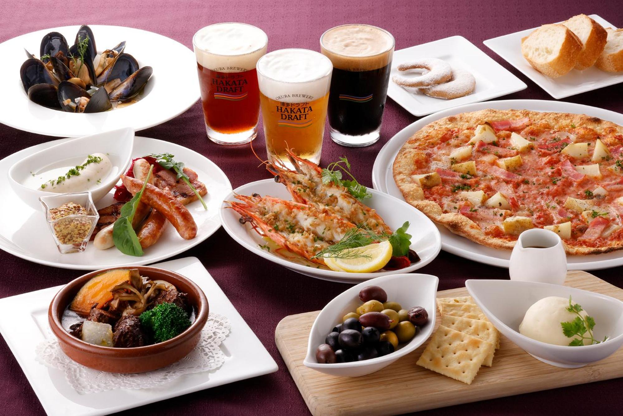 فندق أوكروا فوكوكا المظهر الخارجي الصورة A selection of tapas